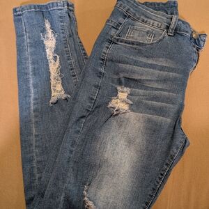 Amazon Women's Distressed Denim Jeans